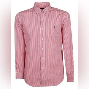 Polo Ralph Lauren Mens Classic Fit Striped Oxford Shirt